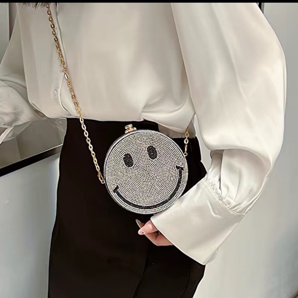 Smile Face Crossbody Bag - Picture 1 of 5